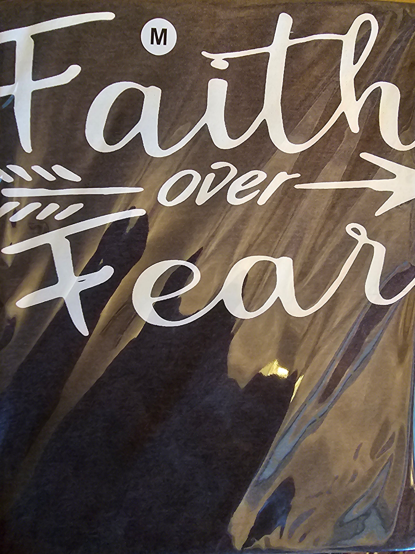 Faith Over Fear Handmade Graphic T-Shirt