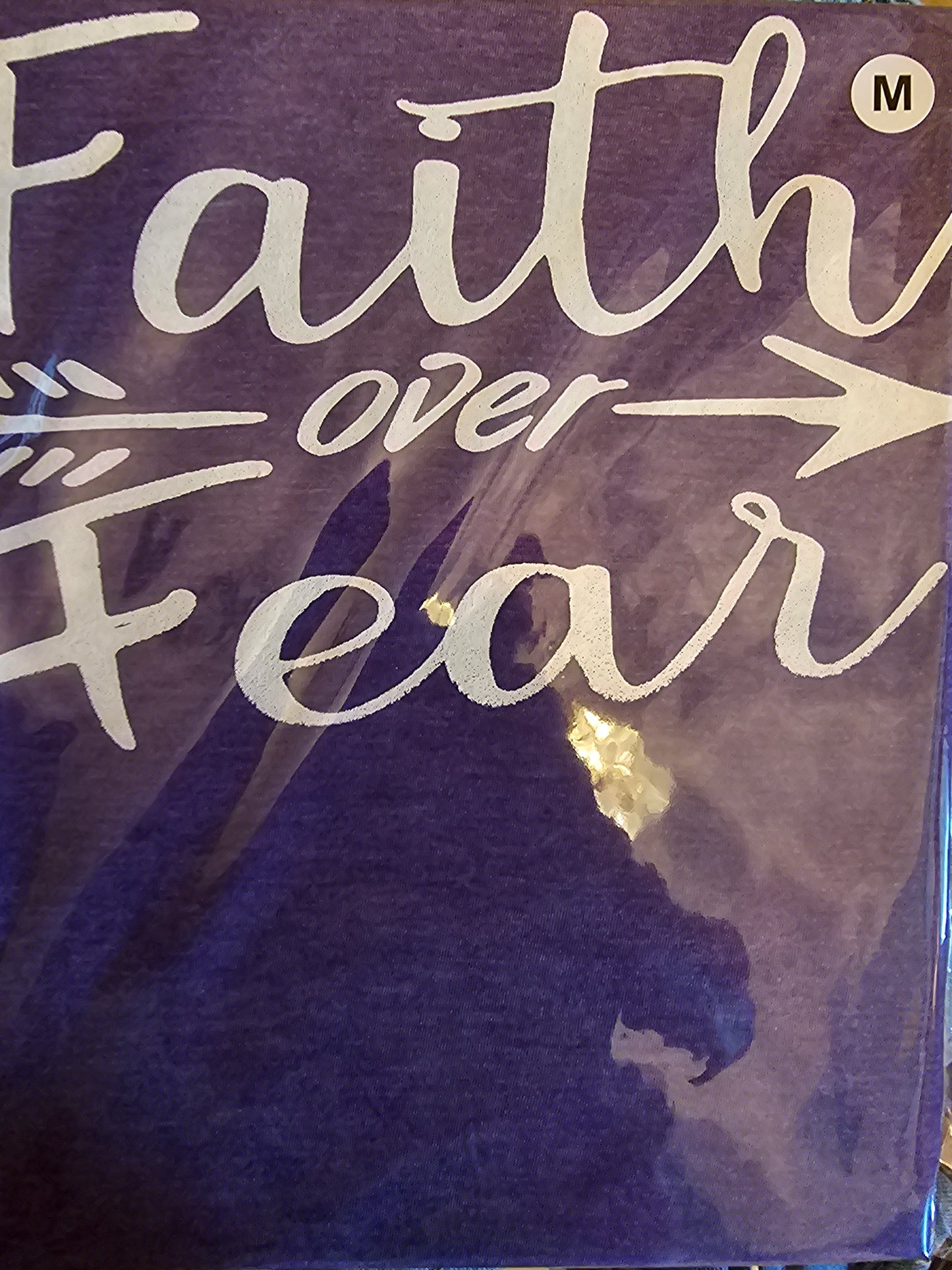 Faith Over Fear Handmade Graphic T-Shirt