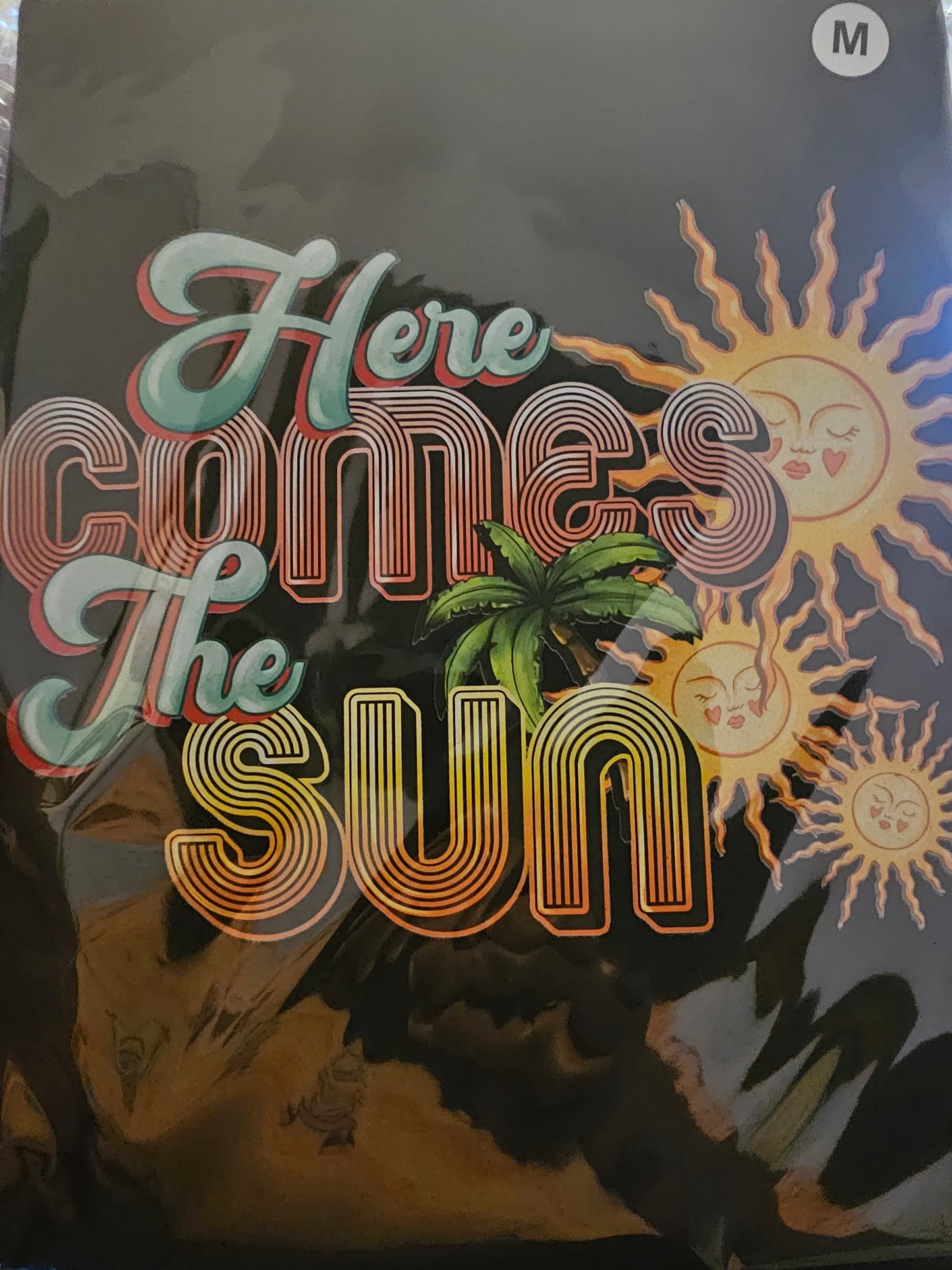 Here Comes The Sun Handmade Graphic T Shirt