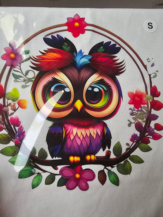Owl Handmade Graphic T Shirt Design