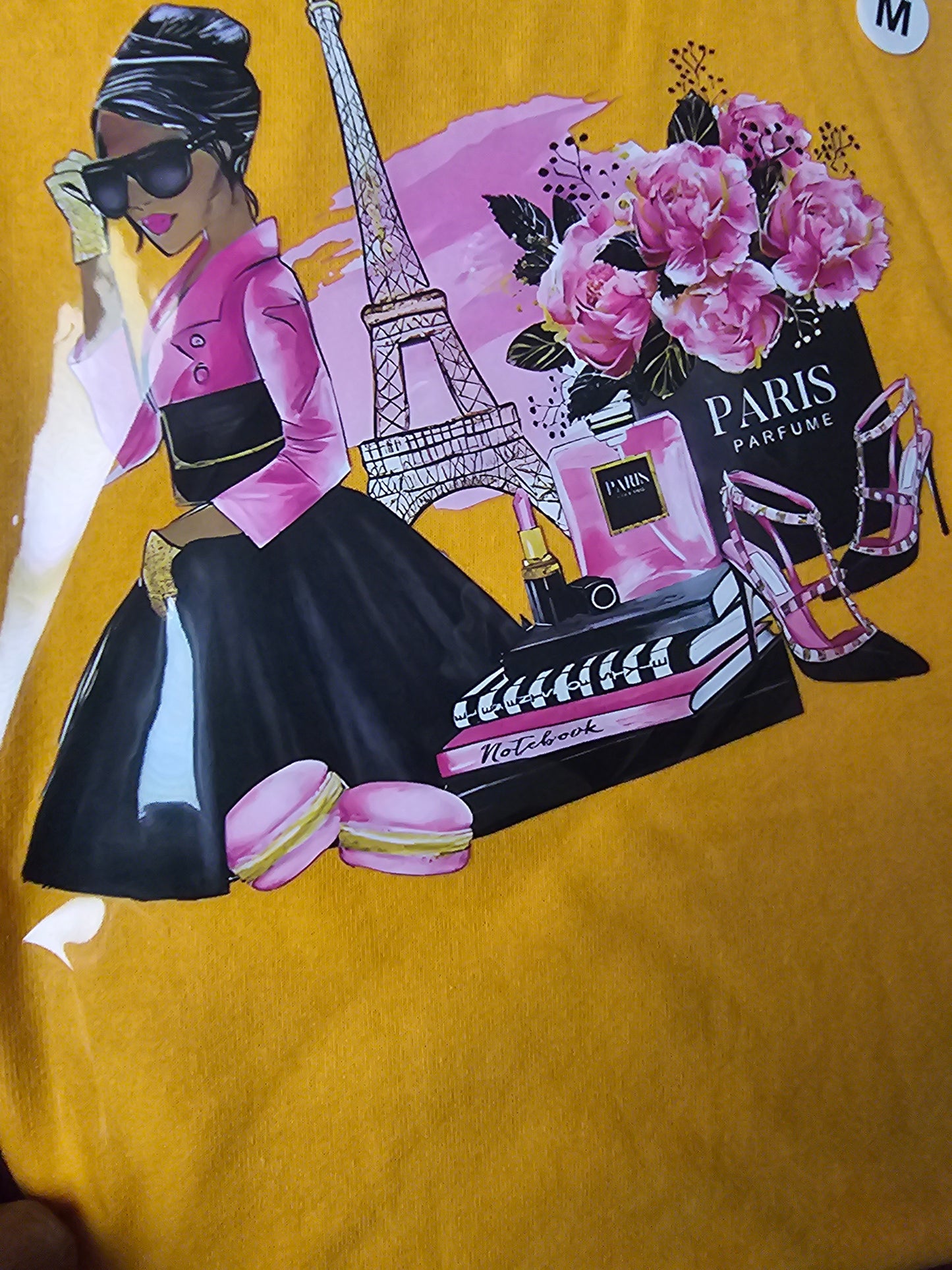 Paris Parfume Handmade Graphic T Shirt Design