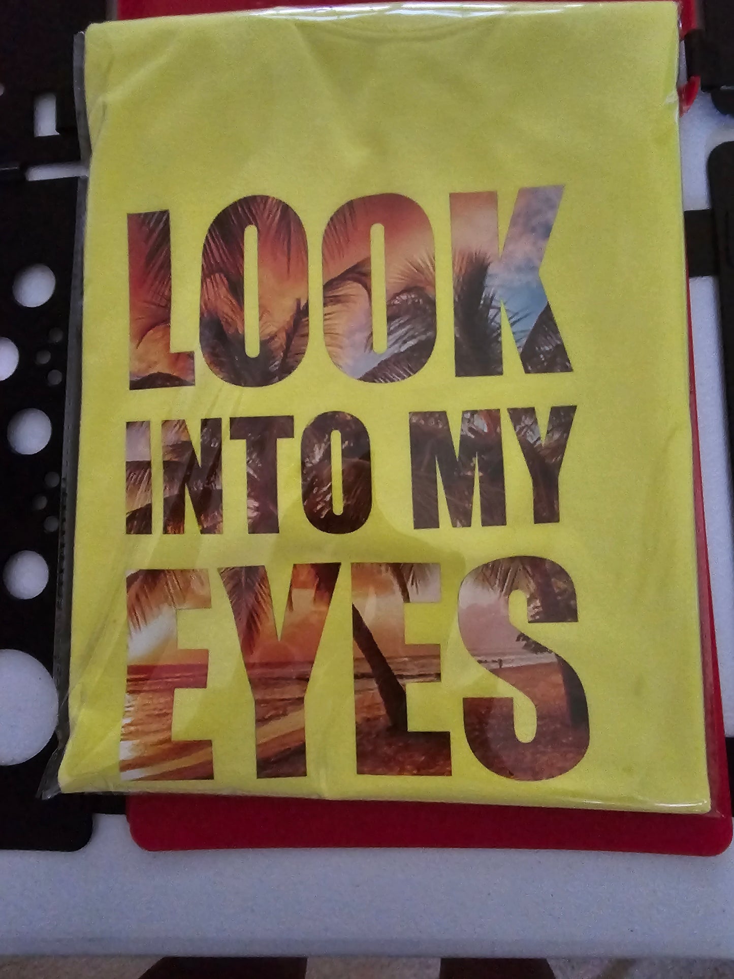 Look Into My Eyes Handmade Graphic T Shirt
