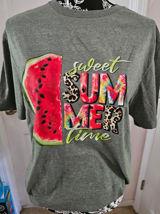 Sweet Summer Time Handmade Graphic T Shirt