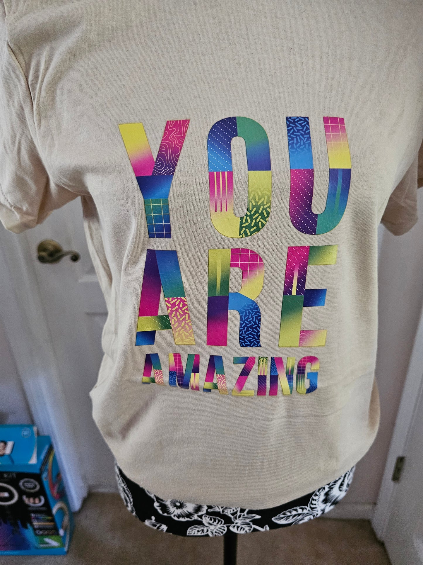 You Are Amazing Handmade Graphic T Shirt Design