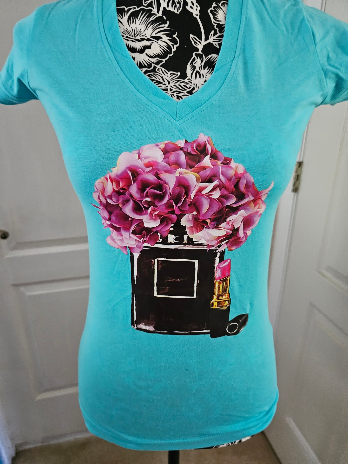 Flower Handmade Graphic T Shirt