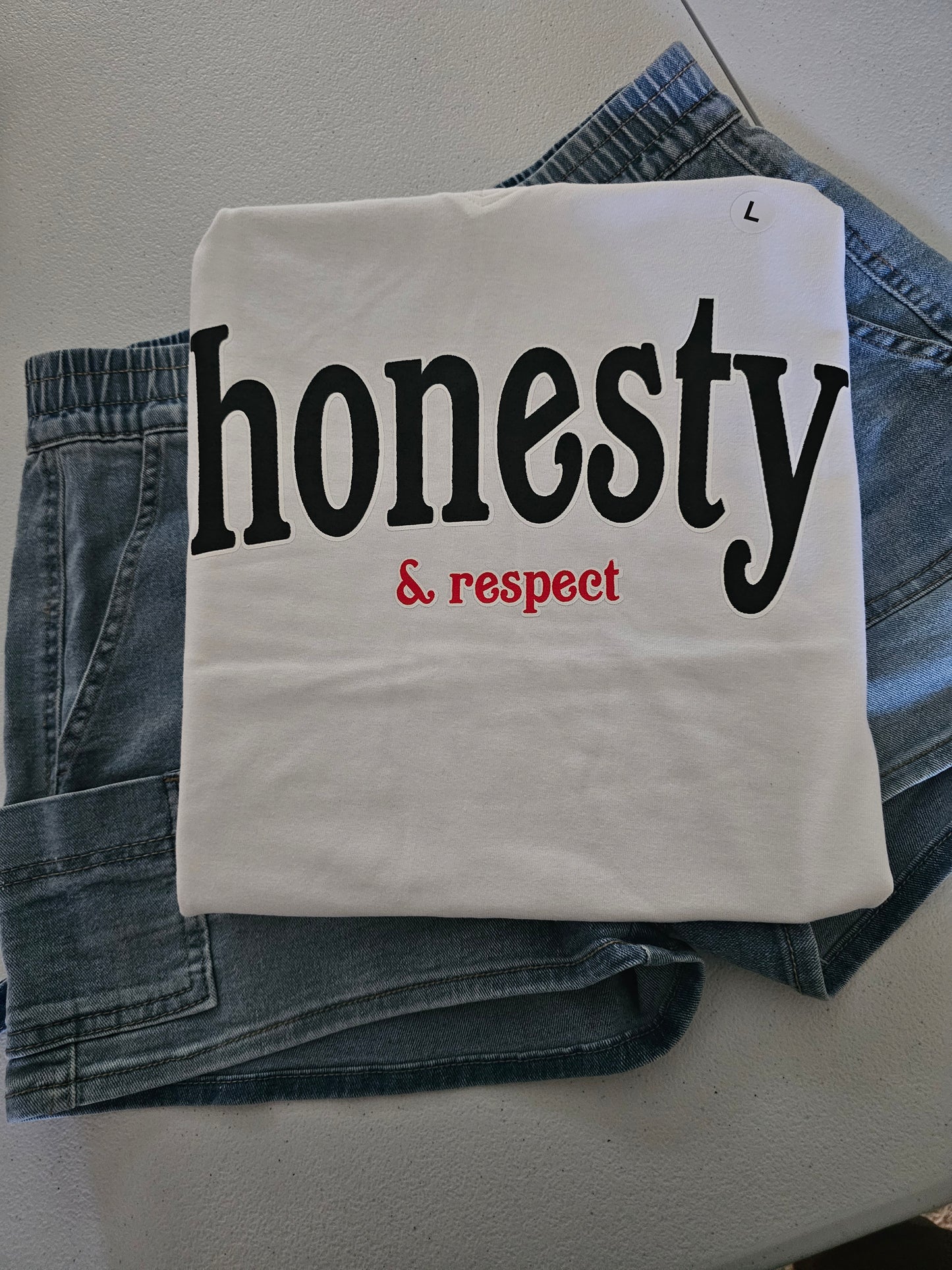 Honesty & Respect Handmade Graphic T-Shirt