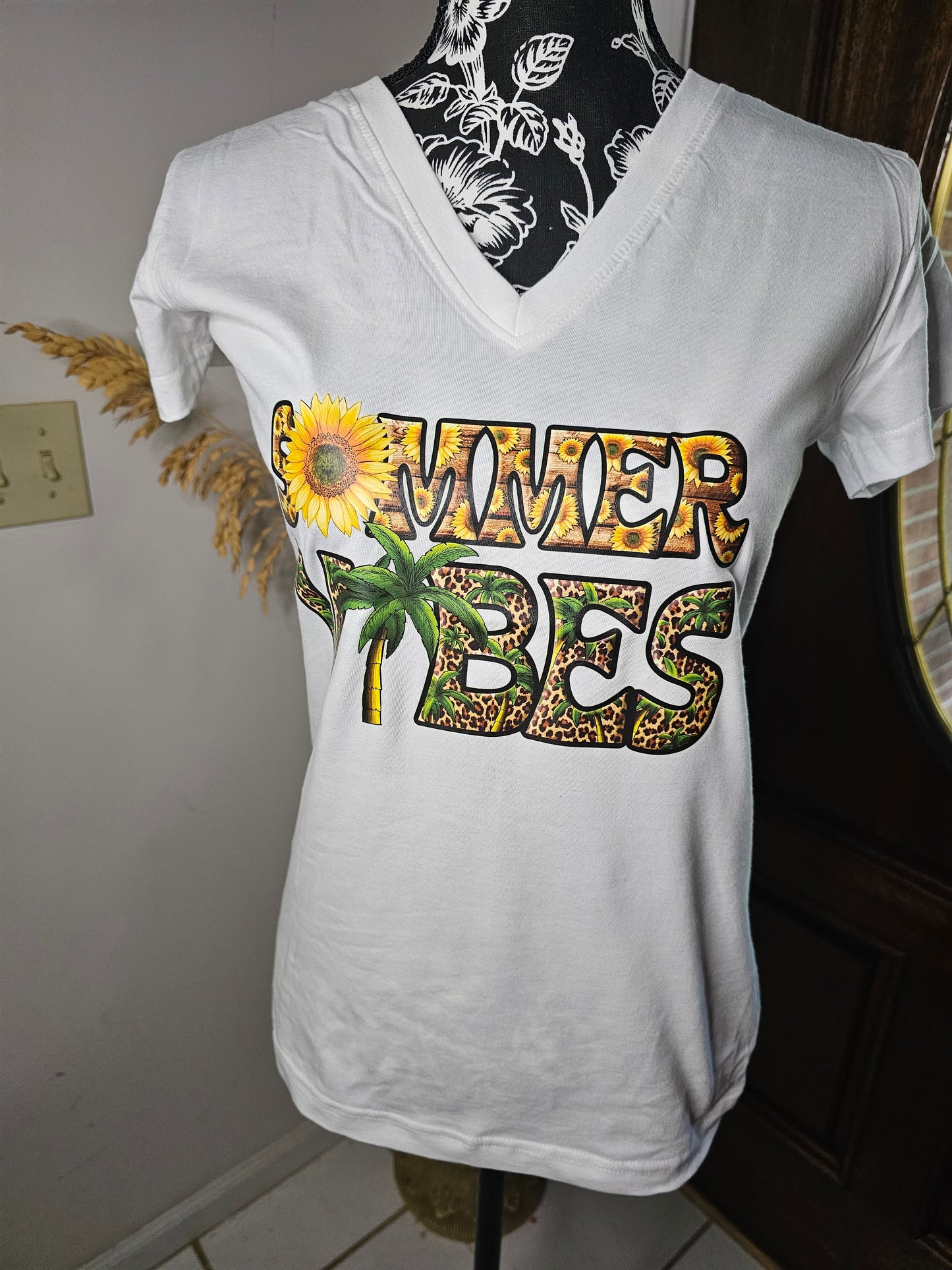 Summer Vibes Handmade Graphic T-Shirt