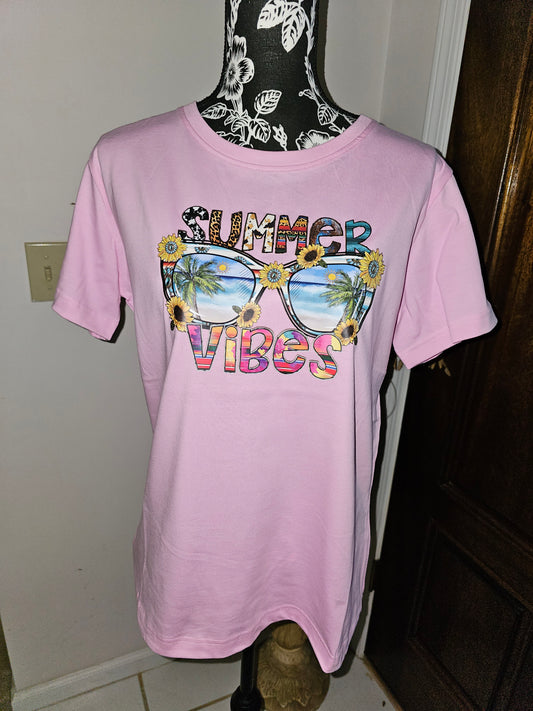 Summer Vibes Handmade Graphic T Shirt Design