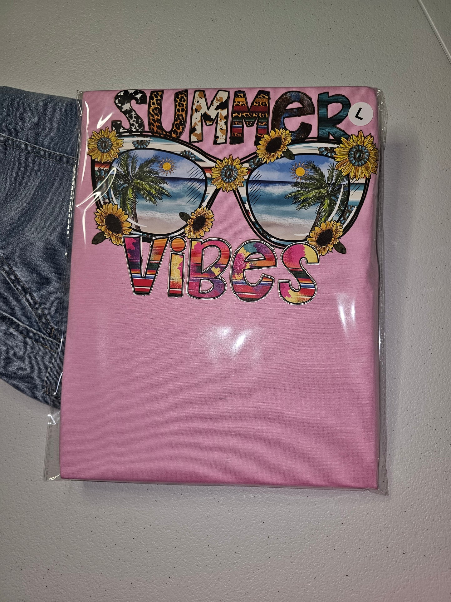 Summer Vibes Handmade Graphic T Shirt Design