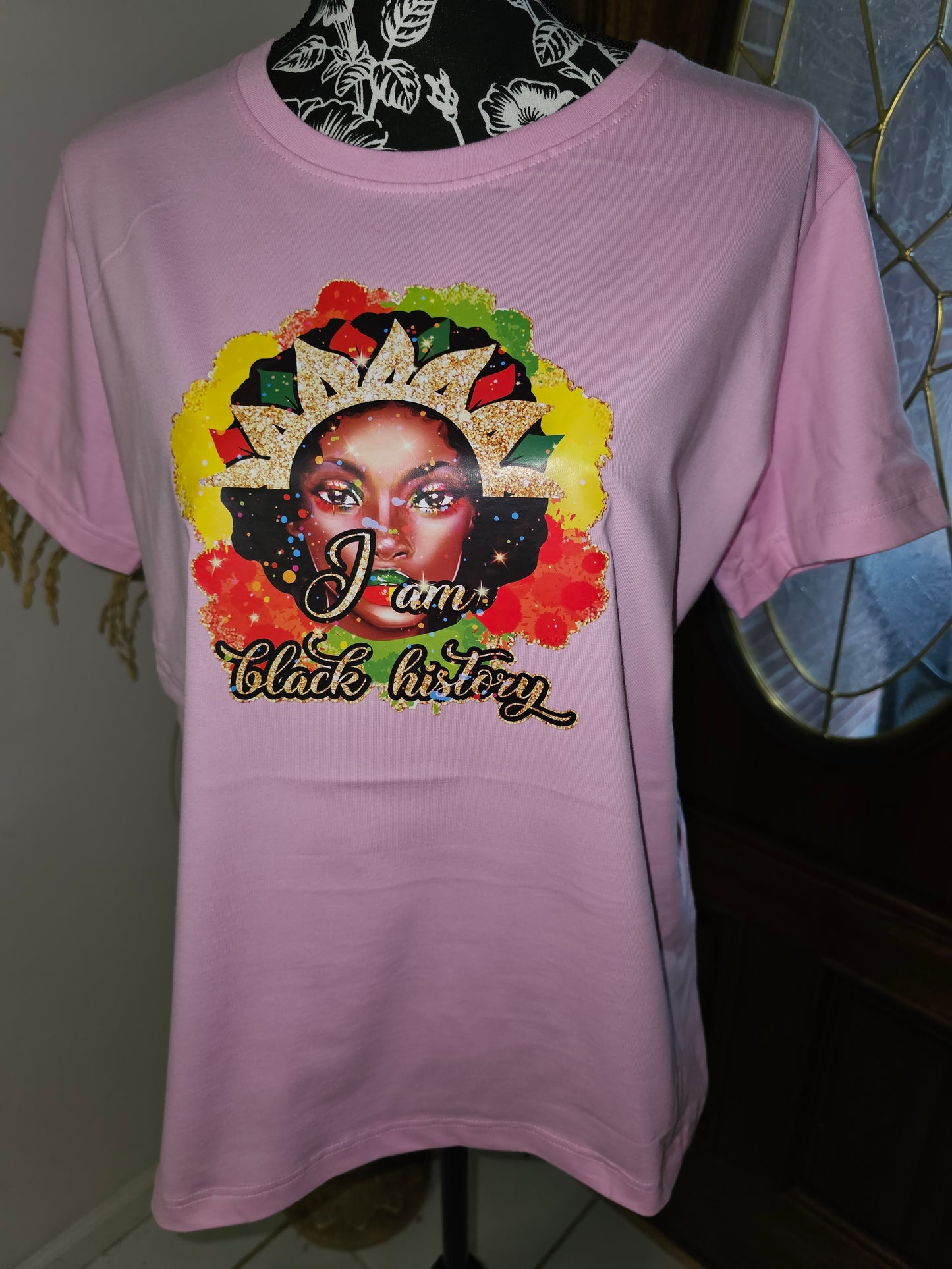 I Am Black History Handmade Graphic T-Shirt
