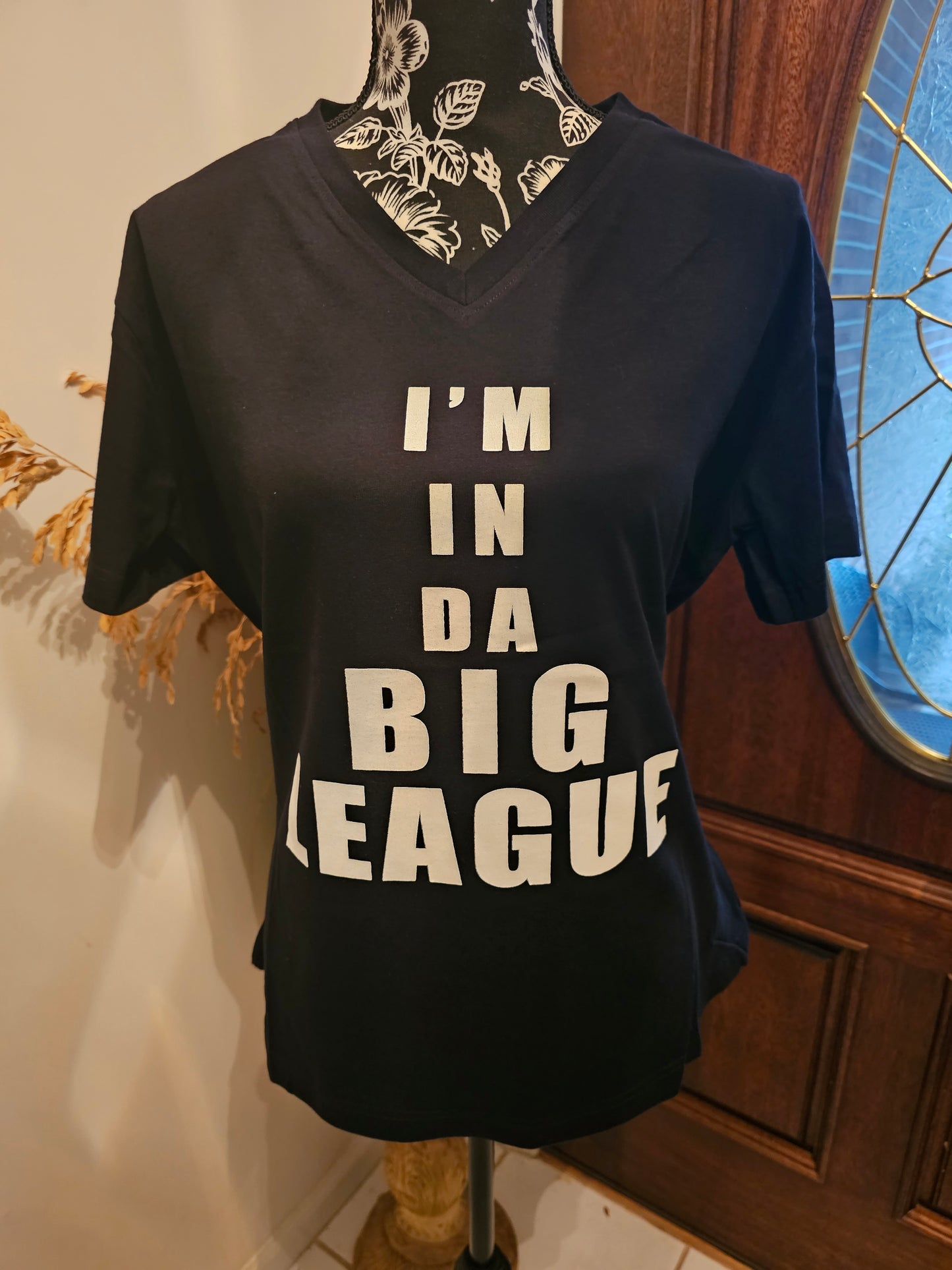 I'M  In Da Big League Handmade Graphic T Shirt Design