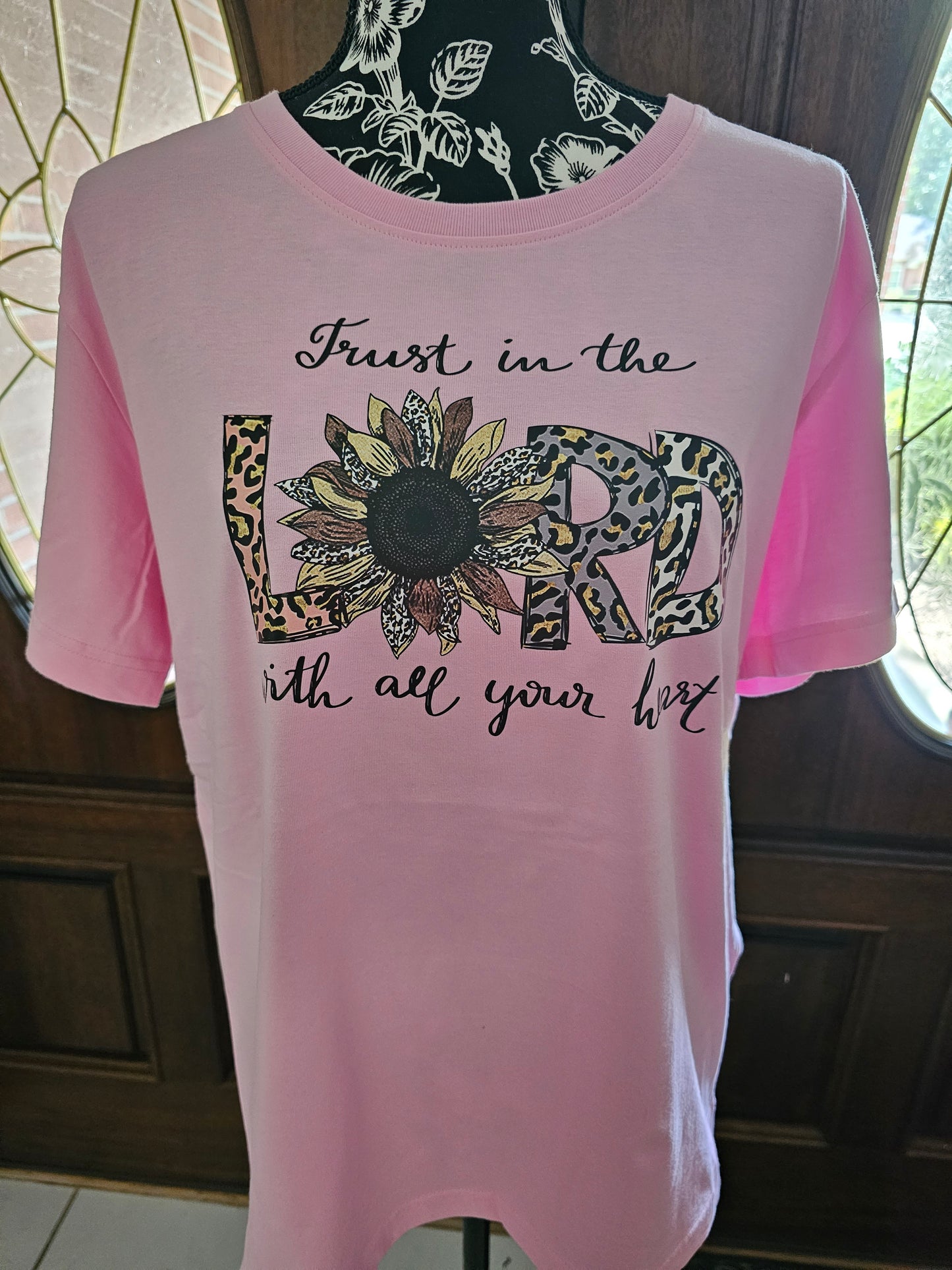 Trust In The Lord With All Your Heart Handmade Graphic T-Shirt