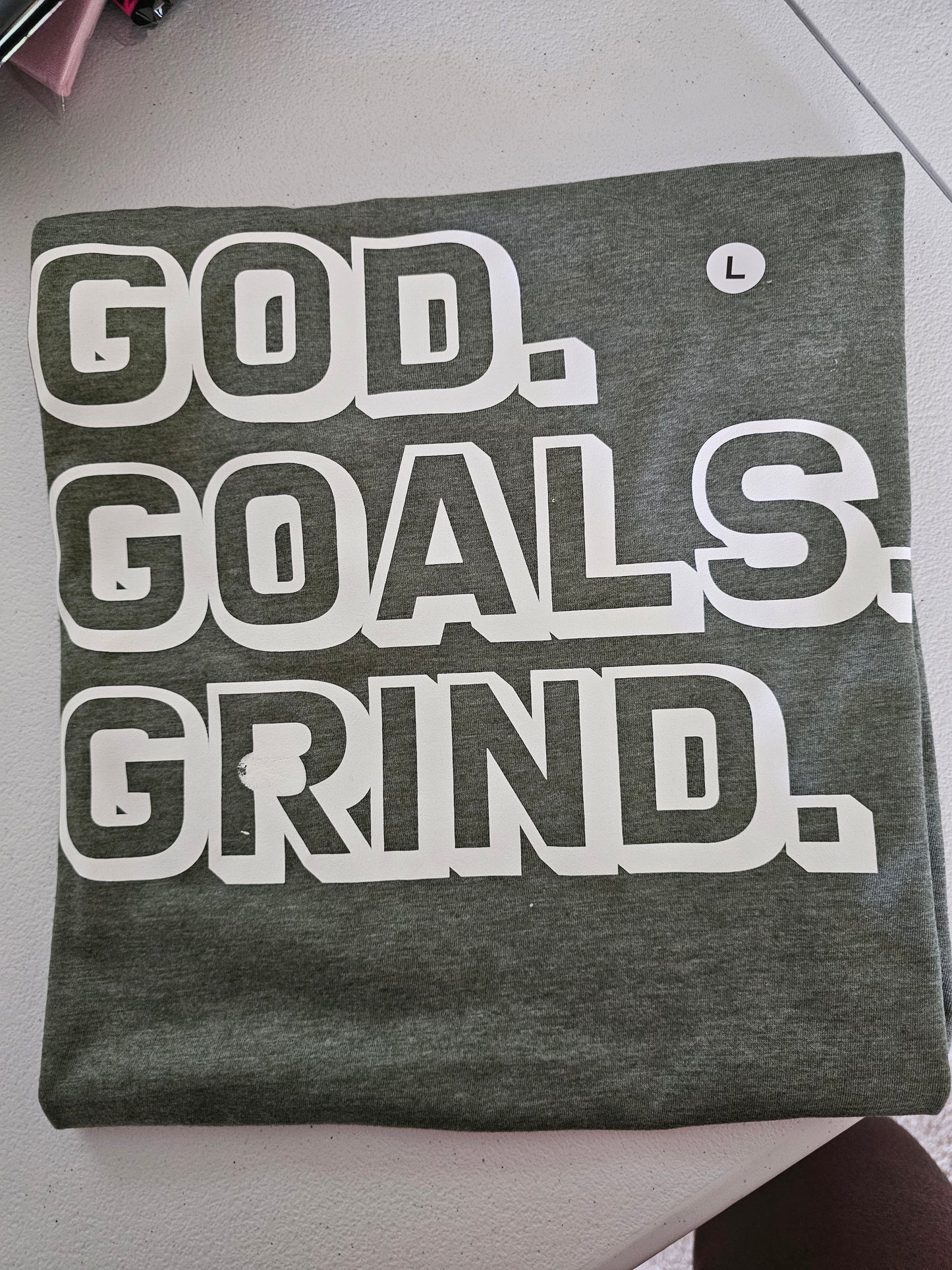 Goals God Grind Handmade Graphic T-Shirt