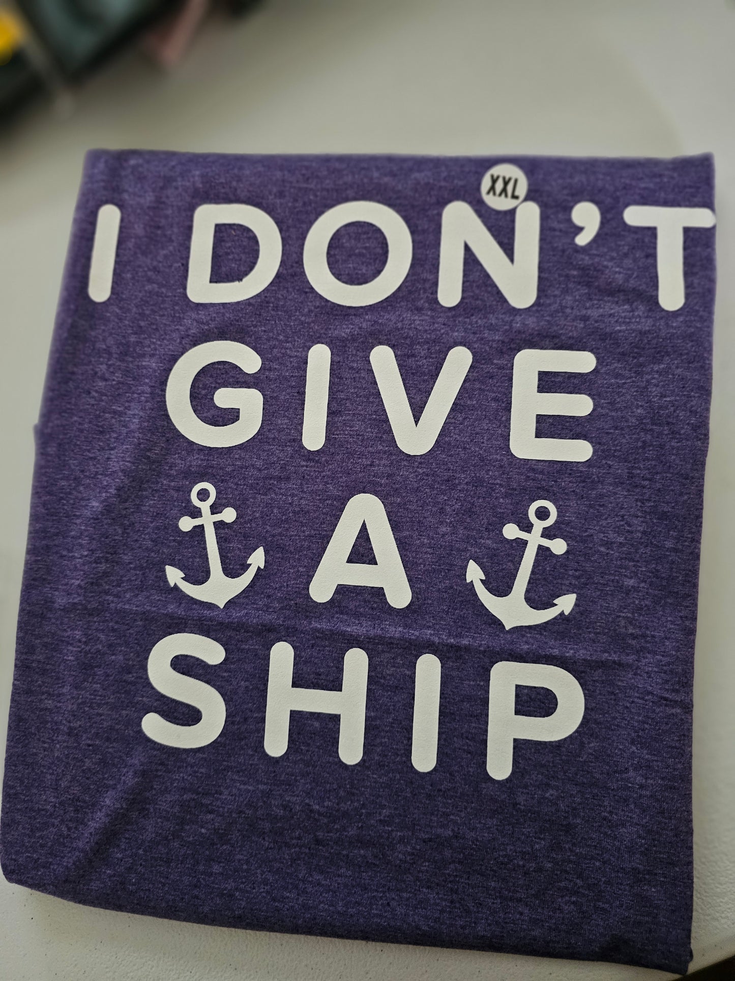 I Don't Give A Ship Handmade Graphic T- Shirt