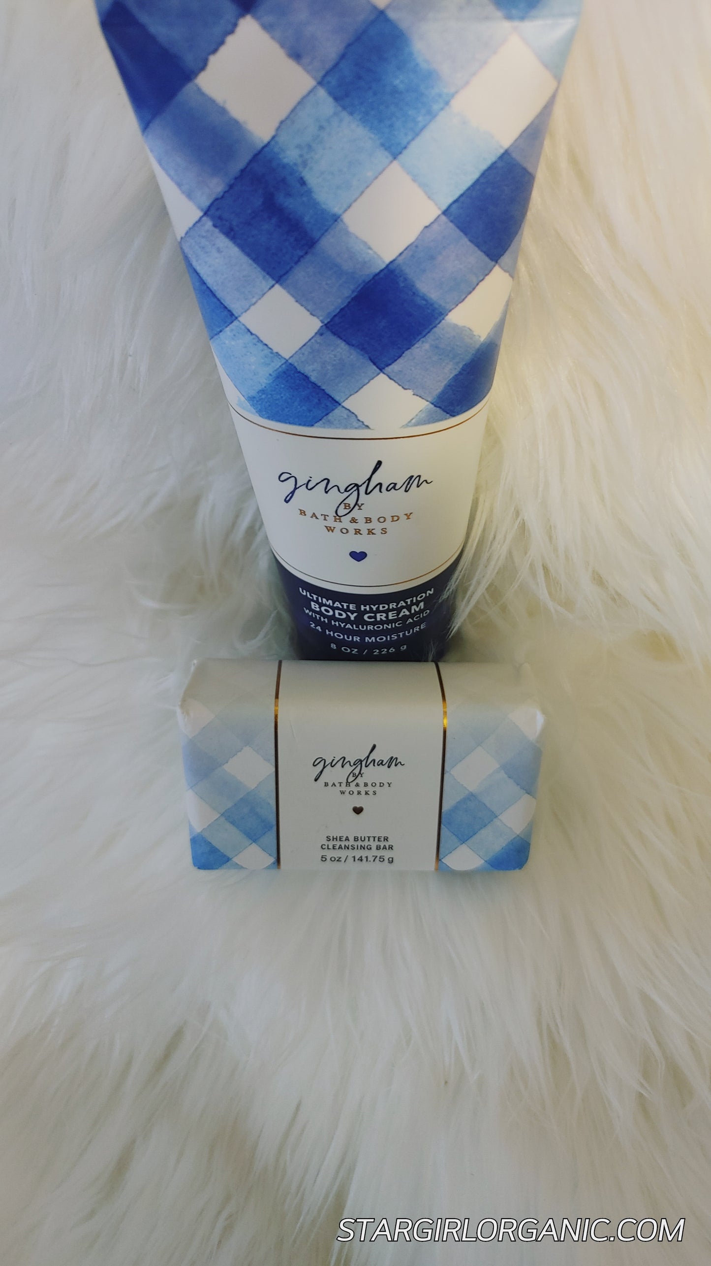 Bath and Body Works 2Pc Gingham bundle Body Lotion and. Soap Bar