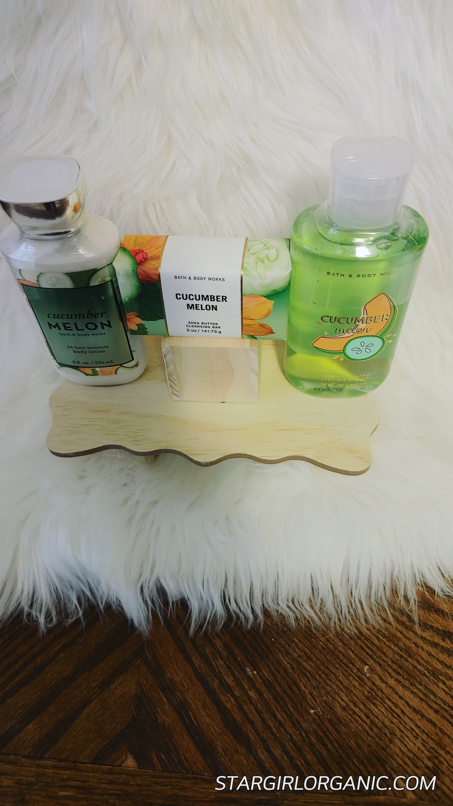 Bath and Body Works 3PC Set Cucumber Melon Fragrance Mist, Body Lotion & Soap Bar