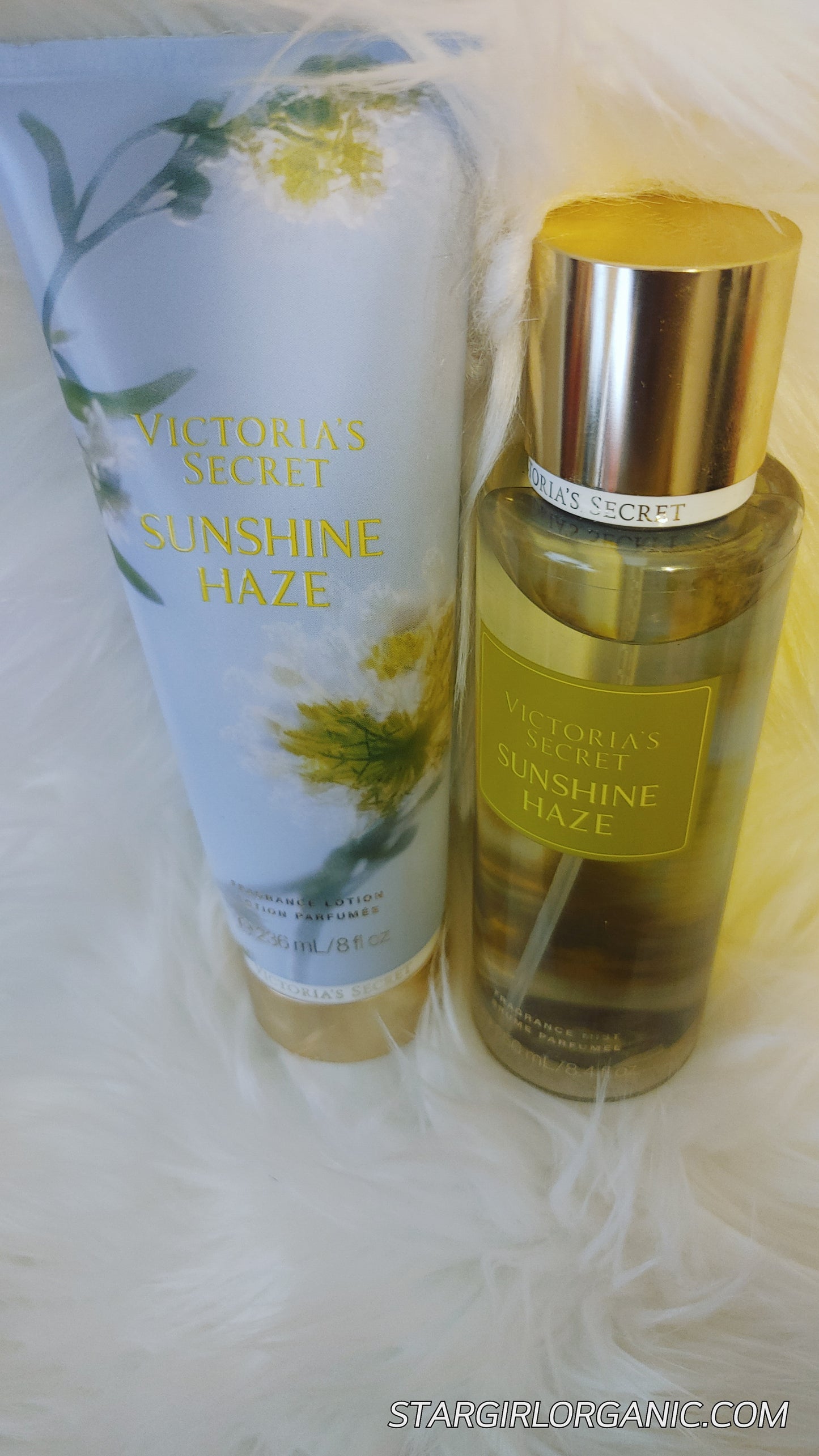 Victoria's Secret 2PC Sunshine Haze Fragrance Mist and Body Lotion Sets