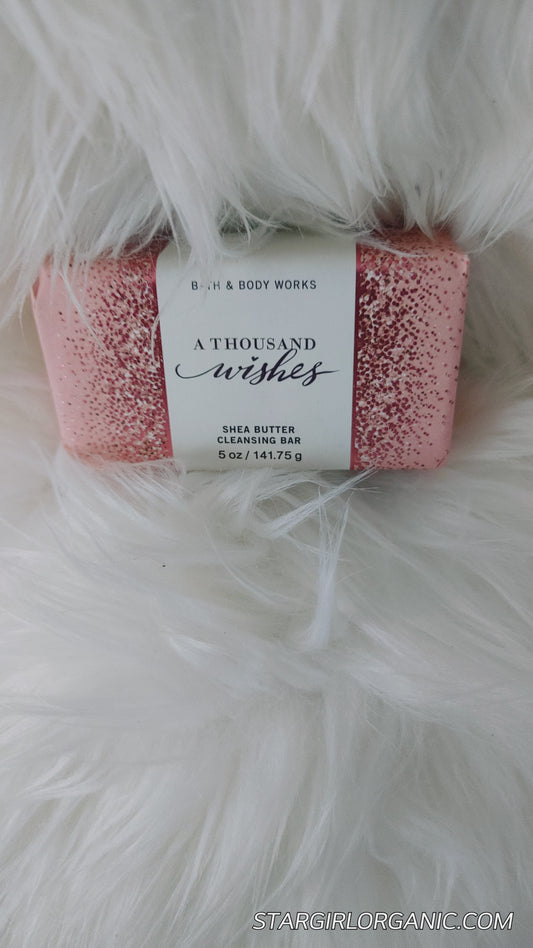 Bath & Body Works. A Thousand Wishes Shea Butter Cleansing Soap Bar