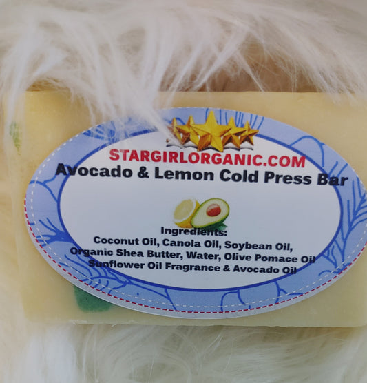 Avocado & Lemon Cold Press Soap Bar