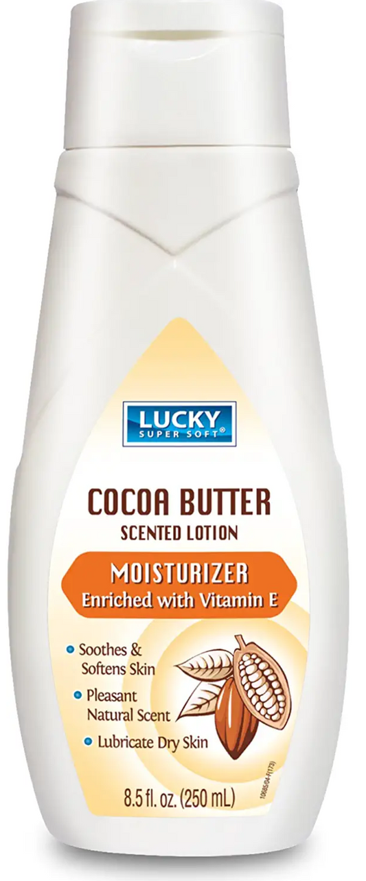Lucky Super Soft Scented Cocoa Butter Moisture Body Lotion With Vitamin E