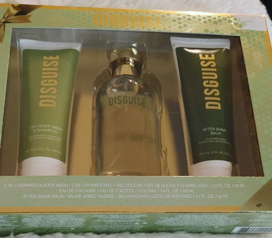 Disguise Gift Set for Men Fragrance, After Shave and Body Wash