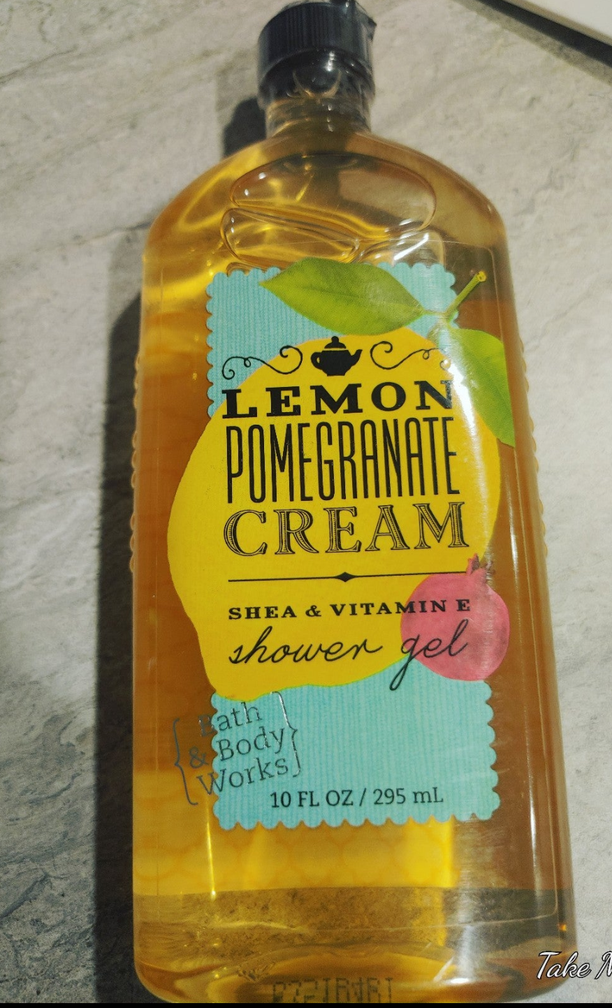 Bath and Body Works Lemon Pomegranate Cream Shower Gel